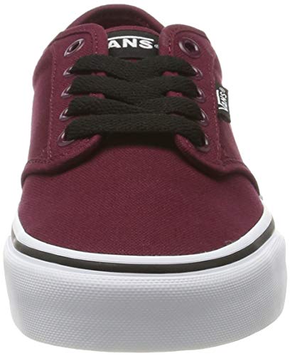 Vans Atwood, Zapatillas Hombre, Red Canvas Oxblood White 8j3, 42 EU