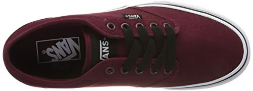 Vans Atwood, Zapatillas Hombre, Red Canvas Oxblood White 8j3, 42 EU