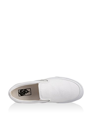 Vans Classic Slip-On, Zapatillas Unisex Adulto, Blanco (True White), 40.5 EU