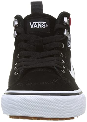 Vans Filmore Hi Vansguard, Zapatillas Altas, Suede Black Red Plaid, 34 EU