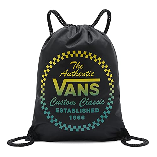 Vans League Bench Bag, Bolsa BANCADA Unisex Adulto, Black-Porcelain Green, Talla única