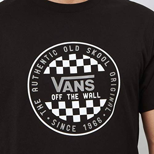 Vans OG Checker SS Camiseta, Negro, X-Small para Hombre