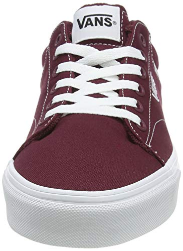 Vans Seldan, Sneaker Hombre, Red Canvas Port Royale Blanco 8j7, 40 EU