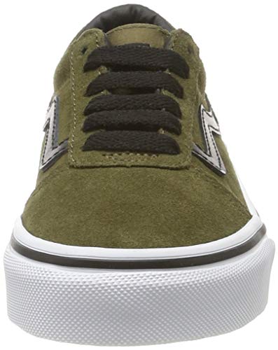 Vans Ward Suede, Zapatillas para Niños, Verde ((Weatherized) Beech/Black Xq4), 37 EU