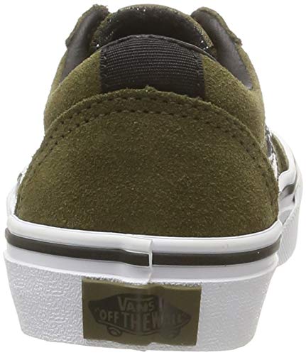 Vans Ward Suede, Zapatillas para Niños, Verde ((Weatherized) Beech/Black Xq4), 37 EU