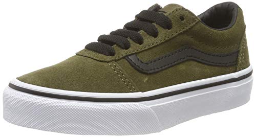 Vans Ward Suede, Zapatillas para Niños, Verde ((Weatherized) Beech/Black Xq4), 37 EU