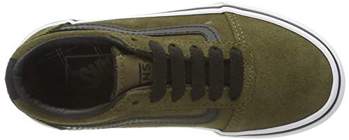 Vans Ward Suede, Zapatillas para Niños, Verde ((Weatherized) Beech/Black Xq4), 37 EU