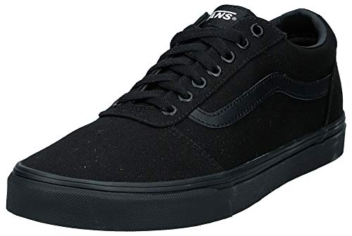 Vans Ward, Zapatilla Baja Hombre, Negro (Canvas/Black 186), 42 EU