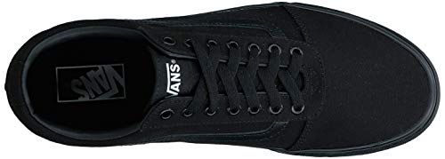 Vans Ward, Zapatilla Baja Hombre, Negro (Canvas/Black 186), 42 EU