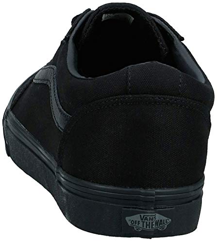 Vans Ward, Zapatilla Baja Hombre, Negro (Canvas/Black 186), 45 EU