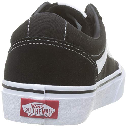 Vans Ward, Zapatillas Mujer, Negro (Suede/Canvas/Black/White Iju), 38 EU