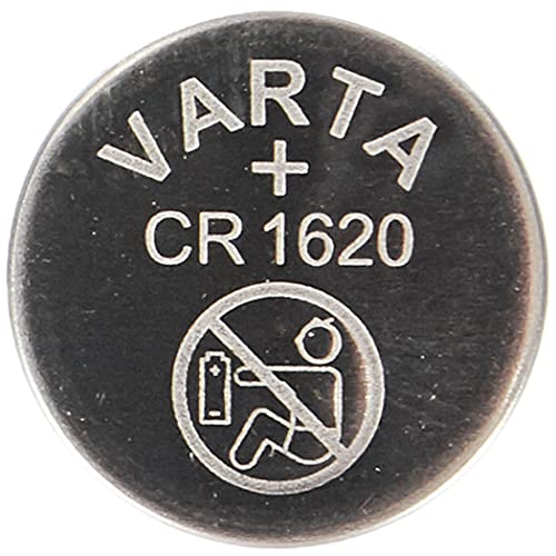 VARTA CR 1620 - Pack de 2 Pilas (Litio, 3V, 70 mAh)