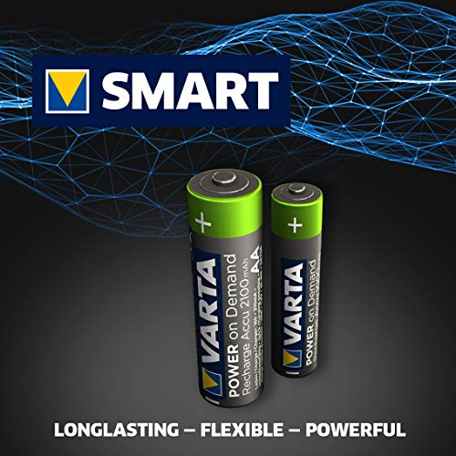 Varta Ready2Use - Pilas recargables AAA Micro 1000 mAh Ni-Mh recargables sin efecto memoria, listo para usar, 8 unidades