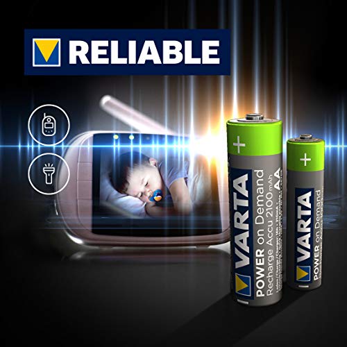 Varta Ready2Use - Pilas recargables AAA Micro 1000 mAh Ni-Mh recargables sin efecto memoria, listo para usar, 8 unidades