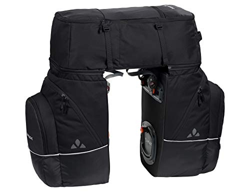 VAUDE Karakorum 124090510 - Alforjas para bicicleta (talla única), color negro