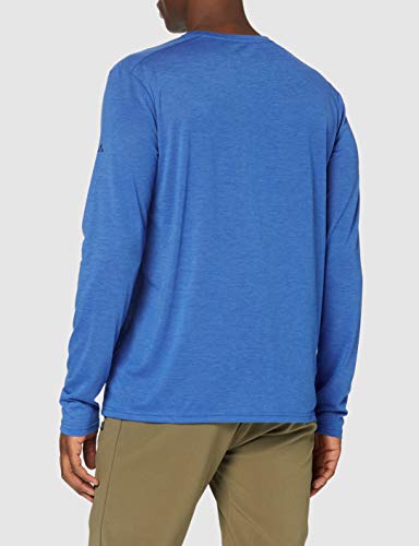 VAUDE Men's Rosemoor LS T-Shirt II Camiseta, Signal Blue, Small para Hombre