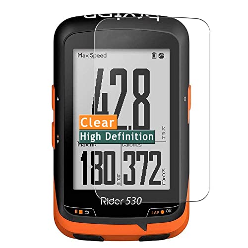 Vaxson 4 Unidades Protector de Pantalla, compatible con Bryton Rider 530E GPS 530 530t [No Vidrio Templado ] Nuevo Película Protectora Film Guard