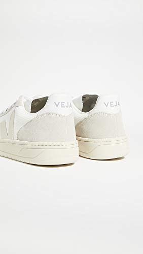 Veja Zapatillas V-10 para hombre, blanco (Blanco/Natural/Pierre), 44.5 EU