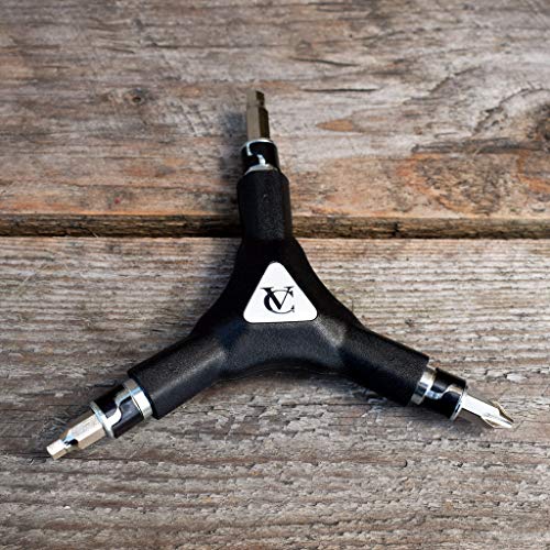 VeloChampion 6 en 1 Llave Y Herramienta Multifuncional Bicicleta de montaña Kit de reparación de automóviles Destornillador de Alto par Llave Allen Key