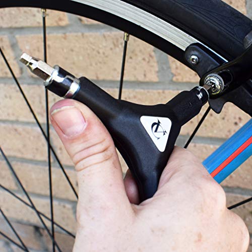 VeloChampion 6 en 1 Llave Y Herramienta Multifuncional Bicicleta de montaña Kit de reparación de automóviles Destornillador de Alto par Llave Allen Key