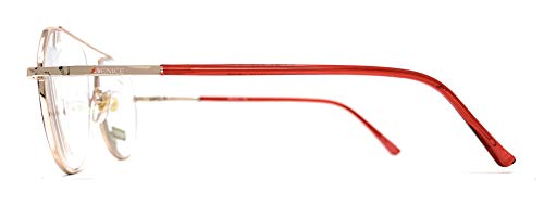 VENICE EYEWEAR OCCHIALI | Gafas de lectura Mujer Moda Diseño Piloto en Colores: Verde, Rojo. VENICE Piloto - Dioptrías: 1 a 3,5 (Rojo, 2,50)