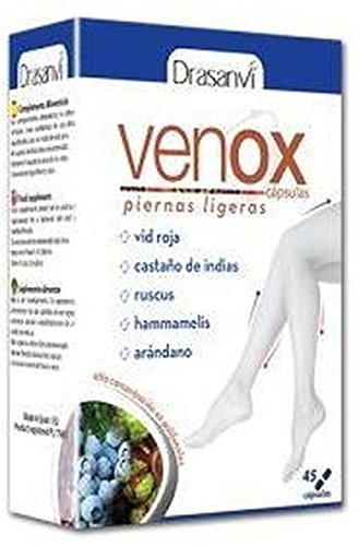 VENOX Complemento Alimenticio - 45 Cápsulas, color Negro