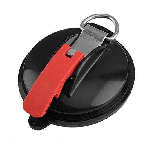 Ventosa de Coche con Ganchos de Seguridad S, Herramienta de anclaje de ventosa multifunción para montaje en coche, lonas de equipaje, tensor de coche (4pcs)