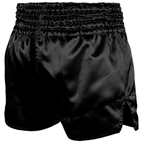 VENUM Pantalones Cortos Classic Thaibox, Unzutreffend, Clásico, Unisex Adulto, Color Schwarz/Neon Gelb, tamaño Medium