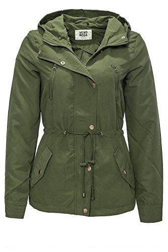 Vero Moda VMNEW Karma Parka Noos, Ivy Green, 38 para Mujer