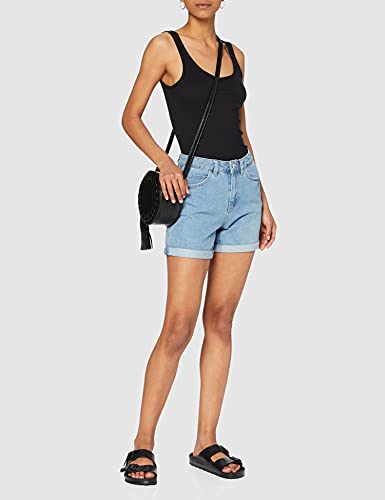 Vero Moda Vmnineteen HR Loose Shorts Mix Noos Pantalones Cortos, Azul (Light Blue Denim Light Blue Denim), 36 (Talla del Fabricante: X-Small) para Mujer