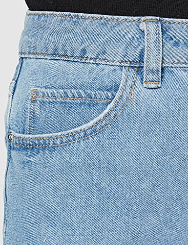 Vero Moda Vmnineteen HR Loose Shorts Mix Noos Pantalones Cortos, Azul (Light Blue Denim Light Blue Denim), 36 (Talla del Fabricante: X-Small) para Mujer