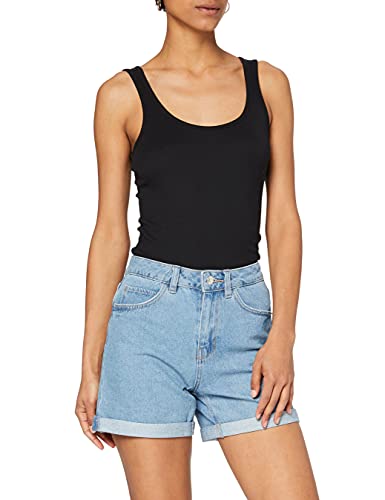 Vero Moda Vmnineteen HR Loose Shorts Mix Noos Pantalones Cortos, Azul (Light Blue Denim Light Blue Denim), 36 (Talla del Fabricante: X-Small) para Mujer