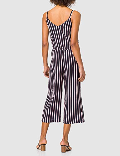 Vero Moda Vmsimply Easy Culotte Jumpsuit Wvn Ga Mono Largo, Azul Oscuro/Azul Oscuro, S para Mujer