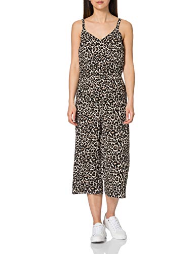 Vero Moda Vmsimply Easy Culotte Jumpsuit Wvn Ga Mono, Oatmeal/AOP:Linea, L para Mujer