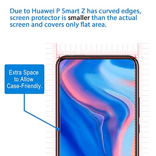 VGUARD 3 Unidades Protector de Pantalla para Huawei P Smart Z / Huawei P Smart Pro 2019 / Honor 9X / Honor 9X Pro, Cristal Vidrio Templado Premium