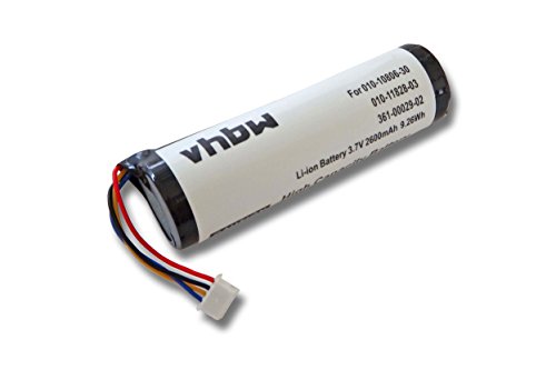 vhbw batería 2600mAh (3.7V) para Navi GPS Ortung Hundehalsband Garmin Alpha, Alpha 100, DC50, DC50 Dog Tracking Collar, TT10, TT10 Dog Device.