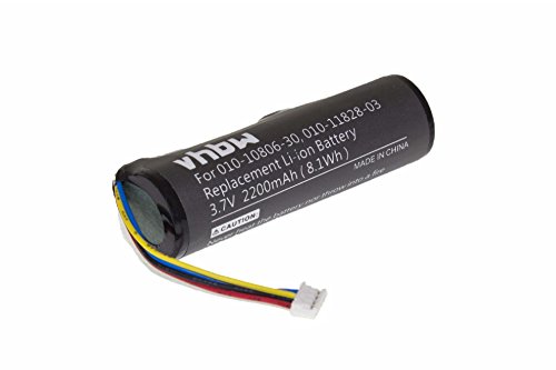 vhbw Batería Recargable Compatible con Garmin Alpha, Alpha 100, DC50, TT10, GAA002, GAA003, GAA004, T5, TT15 Collar para Perros (2200 mAh, Li-Ion)