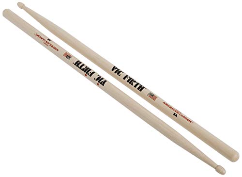 Vic Firth American Classic 5A - Baquetas, Nogal Americano, Punta de Madera