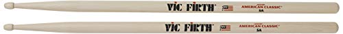 Vic Firth American Classic 5A - Baquetas, Nogal Americano, Punta de Madera