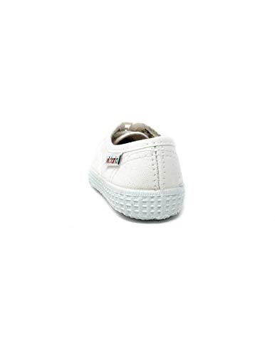 Victoria Inglesa Lona - Zapatillas unisex, color Blanco (White), talla 23 EU