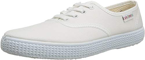 Victoria Inglesa Pique Piso, Zapatillas de Estar por casa Mujer, Blanco, 45 EU