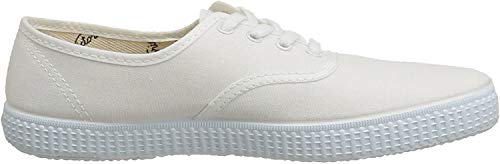 Victoria Inglesa Pique Piso, Zapatillas de Estar por casa Mujer, Blanco, 45 EU