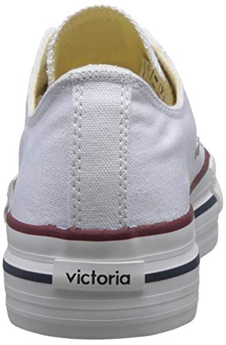 victoria Plano VICTORIA Tribu Doble Lona 1061100-WOMEN para Mujer Blanco 38