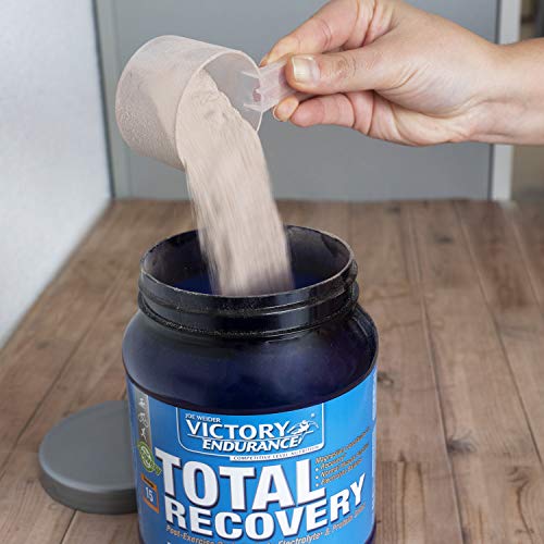 Victory Endurance Total Recovery Chocolate. Maximiza la recuperación después del entrenamiento. Enriquecido con electrolitos y vitaminas. Sabor Chocolate (1250 g)