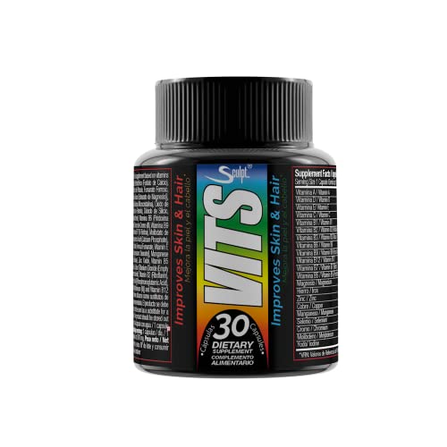 VITS - Multivitaminas + Multiminerales - 100% Cantidad Diaria Recomendada - Todas las Vitaminas Esenciales + Calcio - Hierro - Magnesio - Potasio - Zinc - Selenio - Sodio - Manganeso