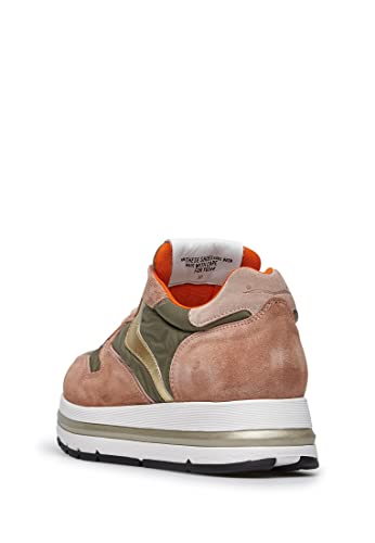 VOILE BLANCHE Maran Plus-Sneaker de tejido técnico y suede-rosa, Rosa, 37 EU