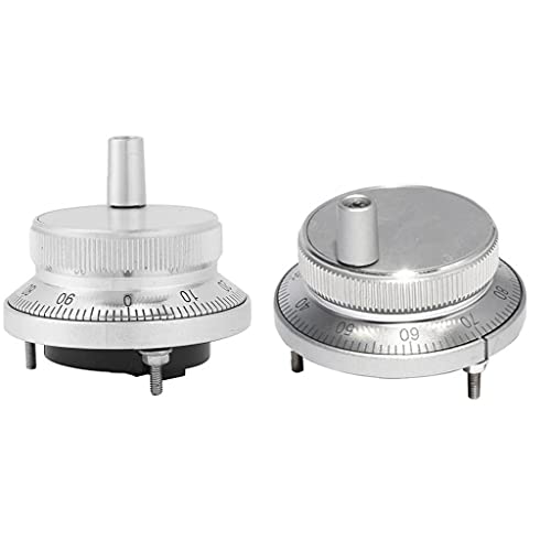 Volante electrónico Generador de pulsos Terminal 4 CNC 5V 60mm Rotary Encoder con diámetro de empuñadura para Tornos Máquinas, Control de Deporte