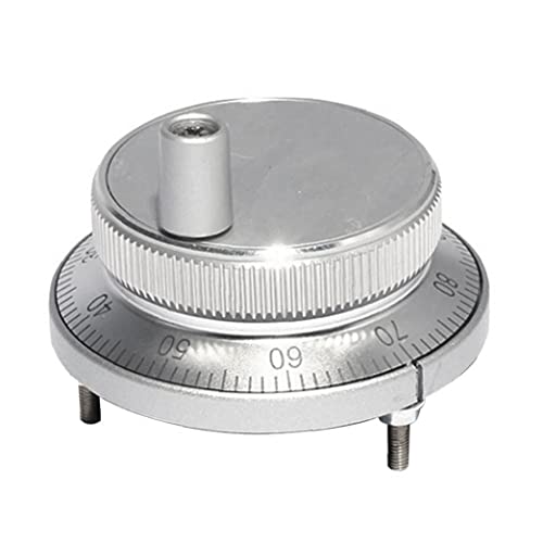 Volante electrónico Generador de pulsos Terminal 4 CNC 5V 60mm Rotary Encoder con diámetro de empuñadura para Tornos Máquinas, Control de Deporte