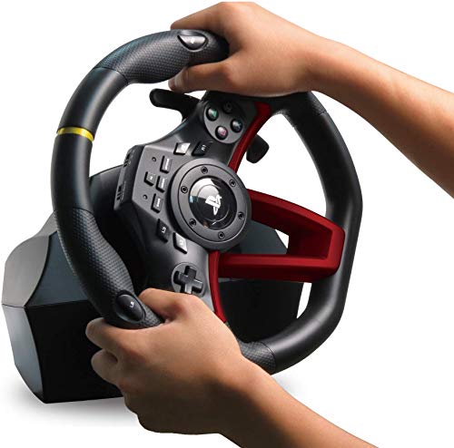 Volante y Pedales PS4 Inalámbrico [Nuevo Modelo] Licencia Oficial Sony Playstation 4 + Gran Turismo PS4 GT Sport