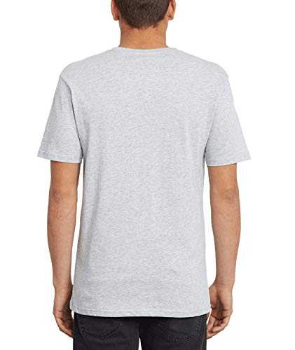 Volcom Crisp Stone BSC SS Camiseta, Hombre, Gris, Extra-Small